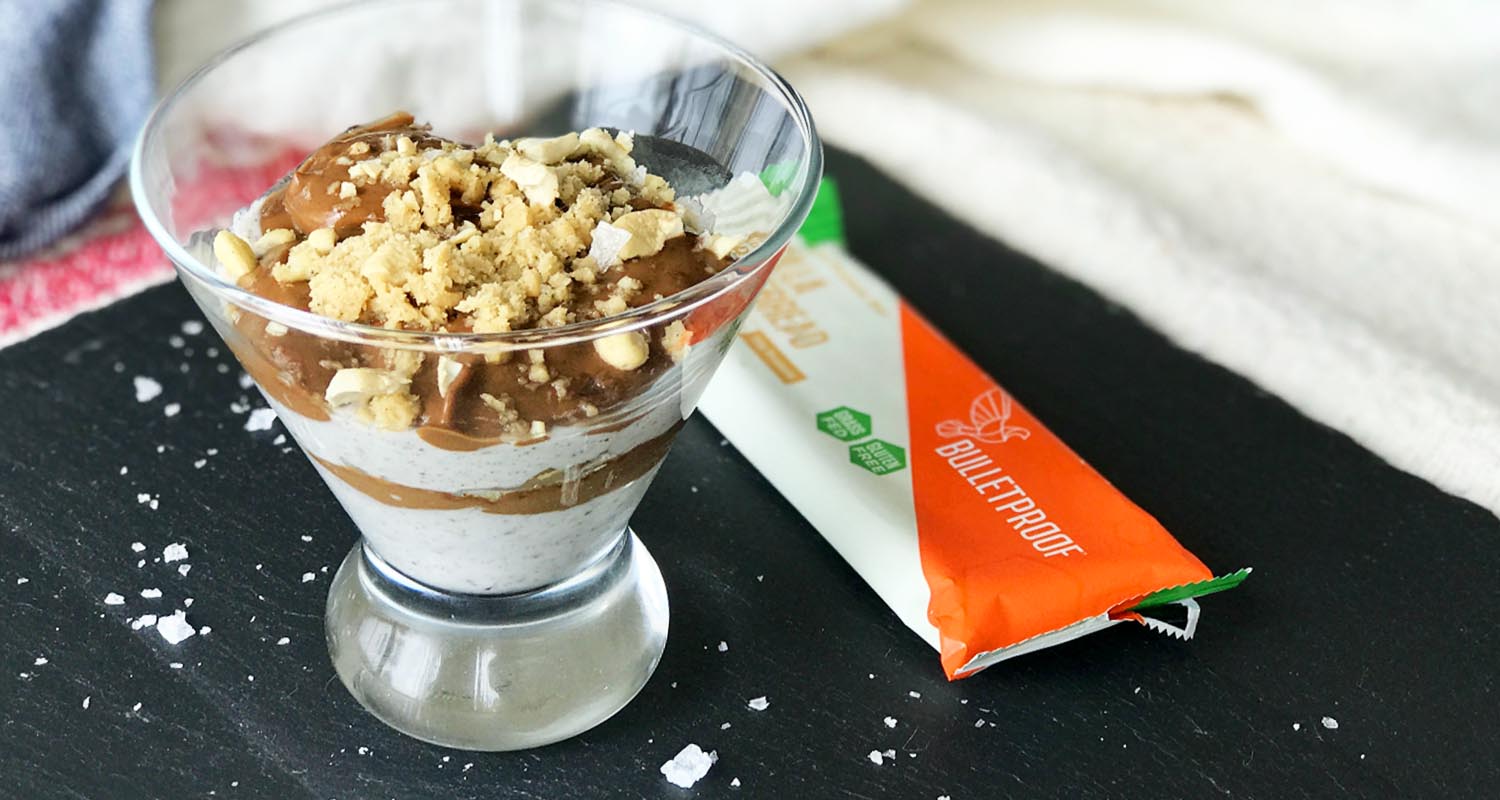 No-Bake Chocolate Shortbread Mousse Parfaits