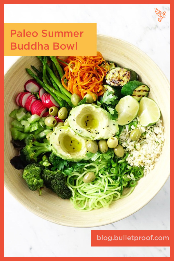 Paleo Summer Buddha Bowl Recipe Vegetarian Vegan Whole30 Friendly