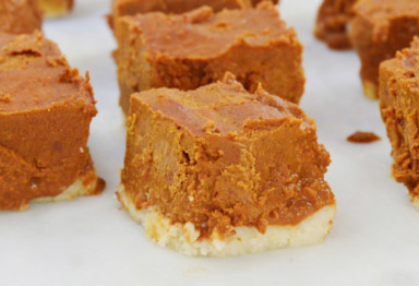 Paleo pumpkin fudge