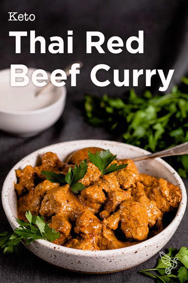 Keto Thai Red Beef Curry recipe - Paleo, Whole30, dairy-free, wicked easy