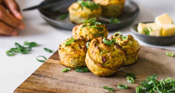 Paleo Keto Bacon & Zucchini Muffins - dairy-free, gluten-free, sugar-free