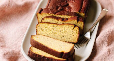 Pane di zucca al collagene a fette