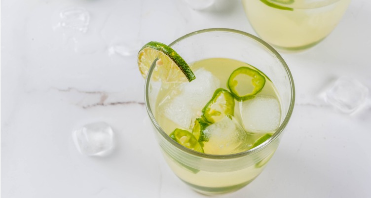 Keto Gin and Tonic with Lemon and Basil - Step Away From The Carbs