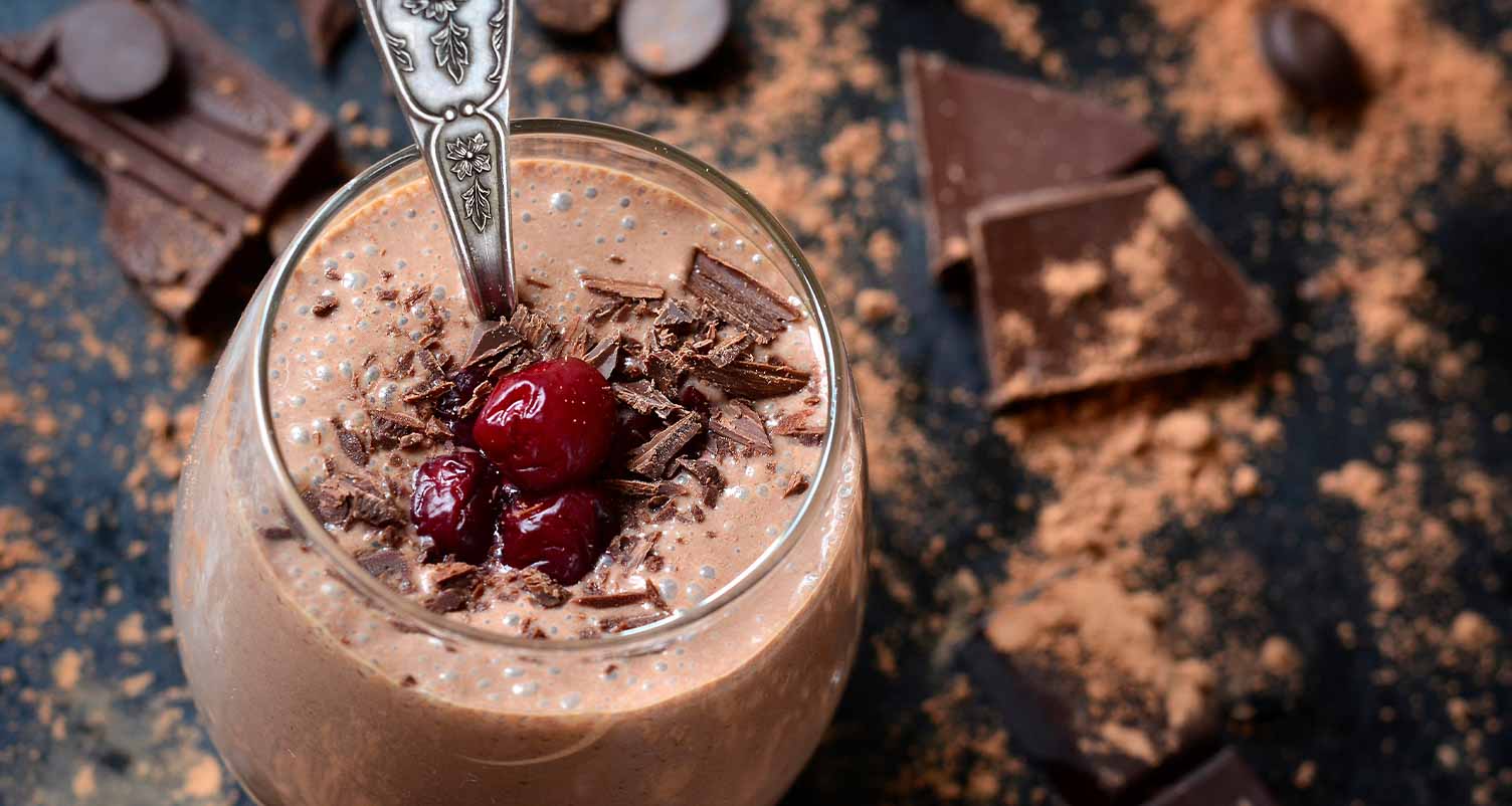 Chocolate Cherry Protein Shake