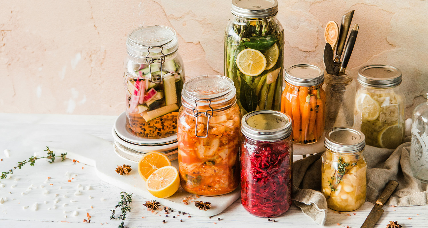 femented foods in jars